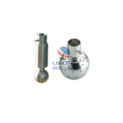 Automatic rotating cleaning ball